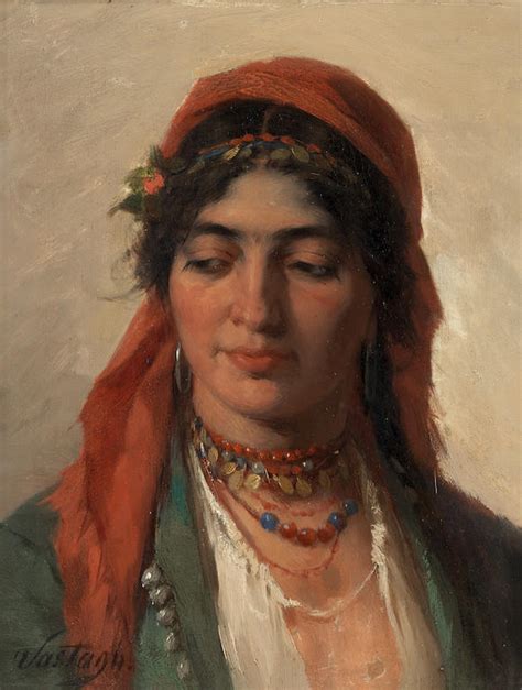 Bonhams György Vastagh Hungarian 1834 1922 A Gipsy Girl