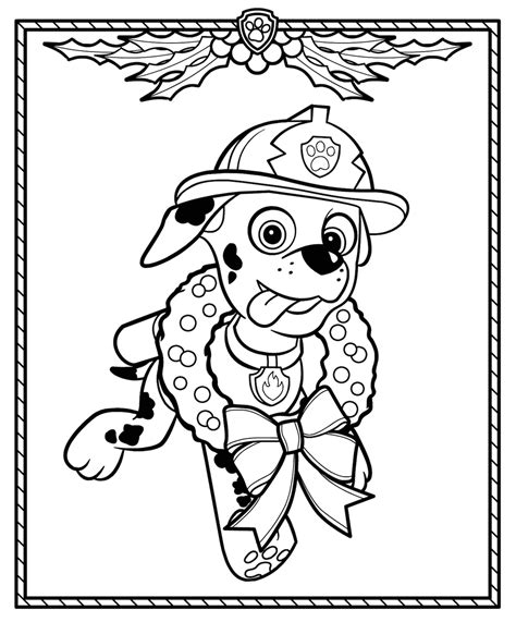 Paw patrol christmas gifts coloring pages printable and coloring book to print for free. Christmas Coloring Pages