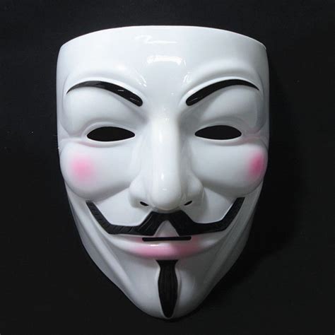 Cheap Masquerade Masks V Mask Vendetta Halloween Mask Party Face