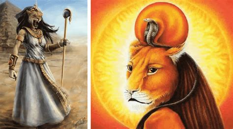 sekhmet a poderosa deusa leoa que cuspia fogo