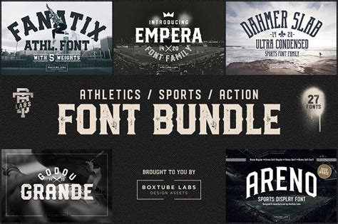 The Best Sports Fonts For Athletic Gym And College Designs Creative