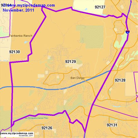 Zip Code Map Of 92129 Demographic Profile Residential Housing