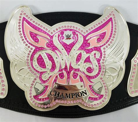 Wwe Divas Championship Adult Womens Replica Title Belt Metal Plate Raw Nostalgia 1882776352