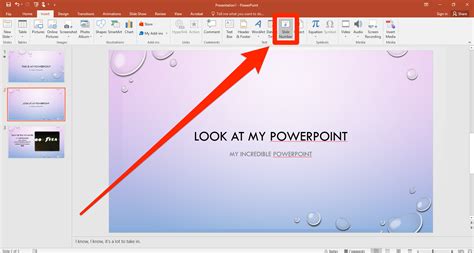 The header and footer dialog box appears. How to add page numbers to your PowerPoint slides to ...