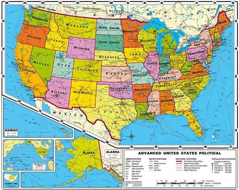 Map Of Usa Free Printable