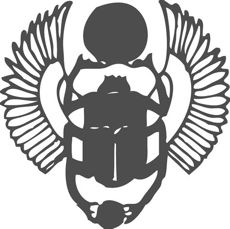 download scarab symbol wings royalty free vector graphic pixabay