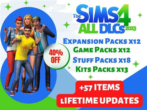 The Sims 4 All Expansion Packs Dlc Cottage Living Pc Etsy In 2022
