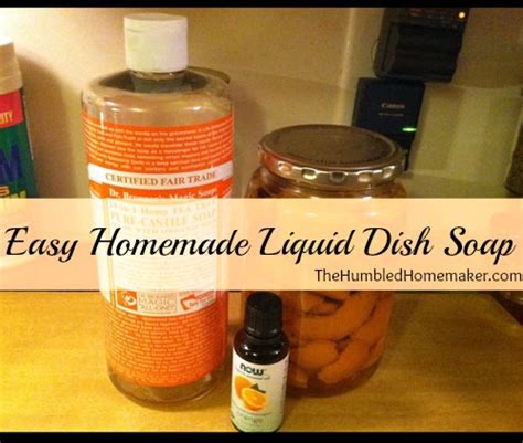How To Make An Easy Homemade Liquid Dish Soap