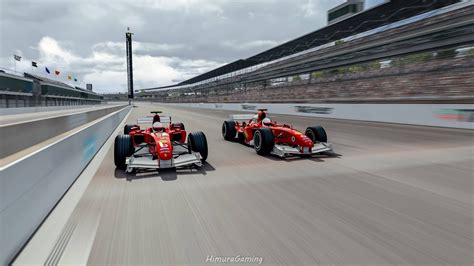 Michael Schumacher Rubens Barrichello Indianapolis Photo Finish