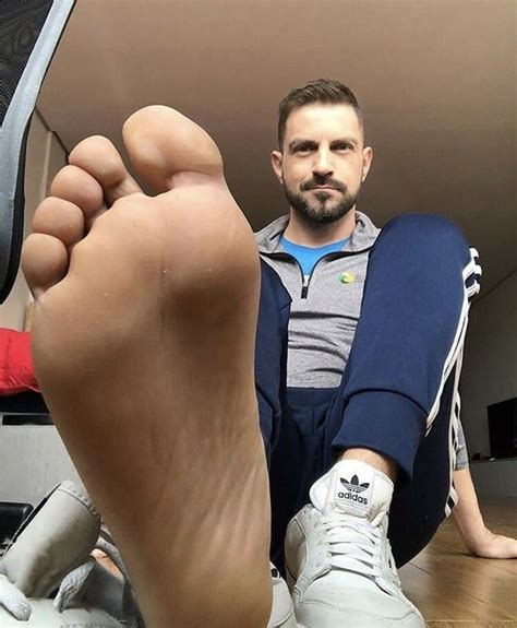 Adidas The Brand To Make Feet Taste Even Better Bare Men Male Feet Feet