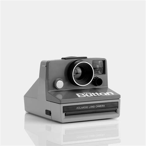 Polaroid Sx 70 The Button Instant Film Camera With Flashbar Retrospekt