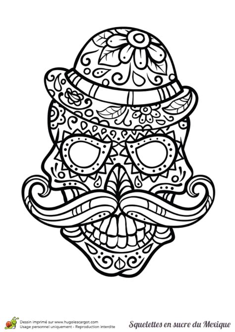 Coloriage tête de mort 04 à imprimer avec tête à modeler. Coloriage Tete De Mort Mandala | Haut Coloriage HD-Images et Imprimable Gratuit