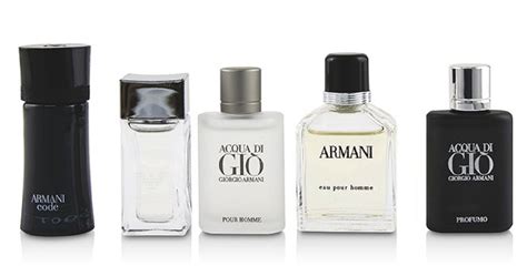 Giorgio Armani Travel Miniature Collection Set For Men Cologne