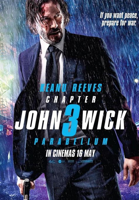With keanu reeves, michael nyqvist, alfie allen, willem dafoe. JOHN WICK 3