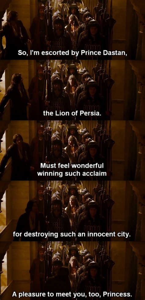 I dropped sands of time on my new playthrough in favour of more light weighted/vanilla encounters, but i used it for a playthrough or two, and many many more test buildings that i did. Prince of Persia: The Sands of Time. Dastan and Tamina. | Prince of persia, Tv show quotes ...