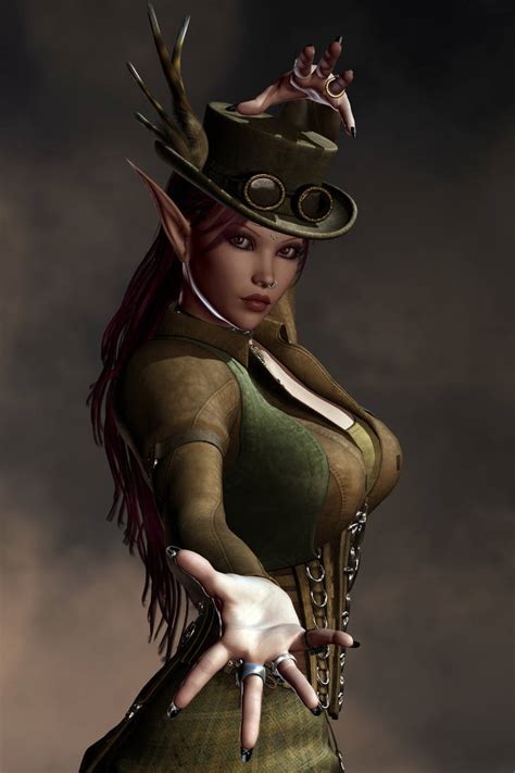 sexy fantasy devil vamp steampunk elfen 03 by evinessa on deviantart