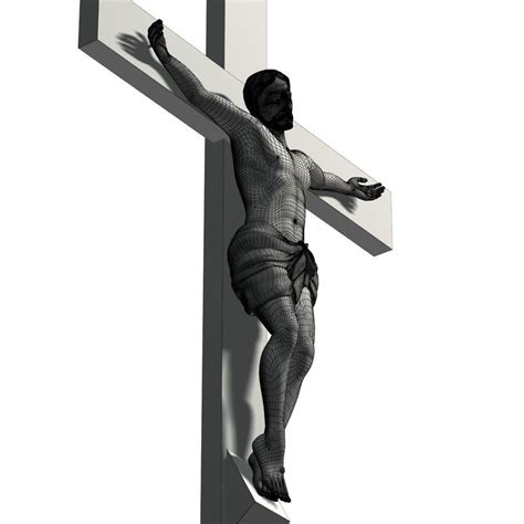 Crucifixion Woman D Model Cgtrader