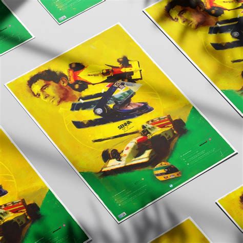 Kunst 82220 Ayrton Senna F1 Formula Grand Prix Wall Print Poster Uk €16 08