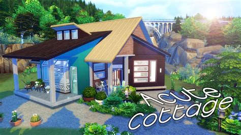 Acute Cottage 💚 Sims 4 Speed Build 💚 Penappleyt Youtube