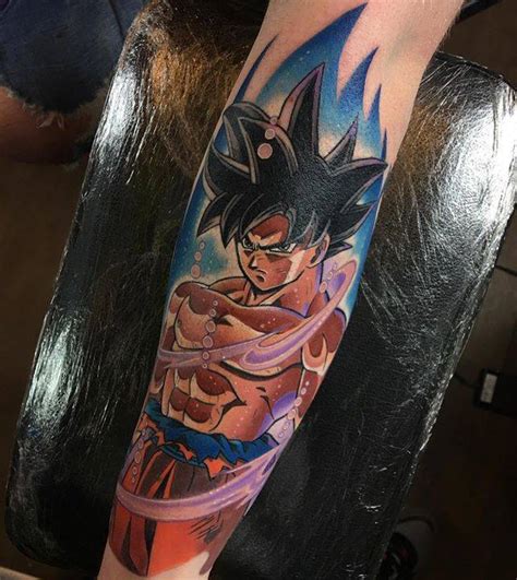 Mastered Ultra Instinct Goku Tattoo