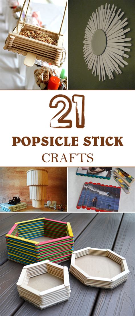 Diy And Crafts 21 Awesome Popsicle Stick Crafts