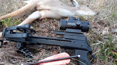 Deer Hunting With A Bat Ballista Bat Pistol Crossbow Youtube