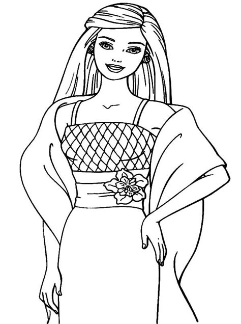 style dress barbie doll coloring pages coloring sky barbie coloring pages barbie coloring
