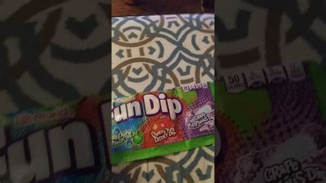 Grape Fun Dip Blue Raspberry Green Apple Fun Dip And Cherry Fun Dip