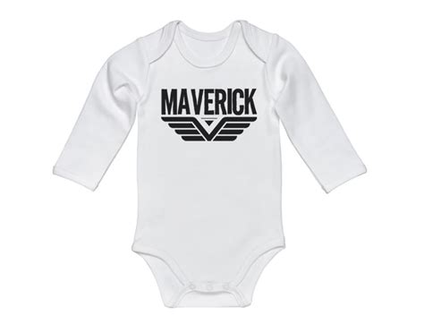 Top Gun Onesie Maverick Onesie Baby Maverick Cute Baby Etsy