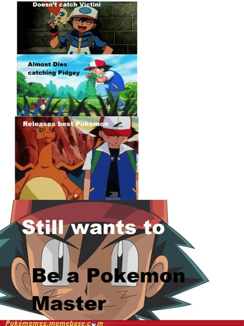 Ash The Pokemon Master Pokémemes Pokémon Pokémon Go