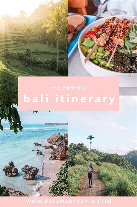 Bali Itinerary For Days The Perfect Guide For Your First Time Bali Itinerary Asia Travel