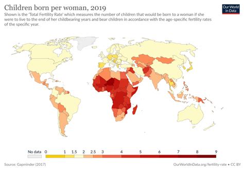 Fertility Rate World Lela Auroora