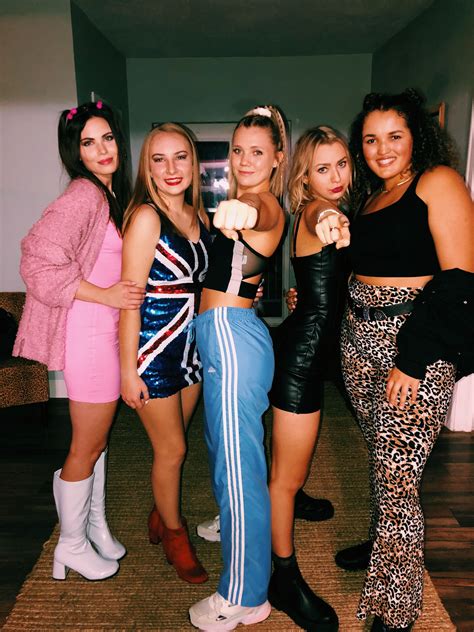 Spice Girls 2019 Girl Group Halloween Costumes Cute Group Halloween
