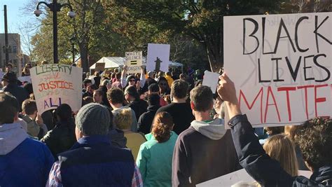 Photos Black Lives Matter Anti Trump Rallies Merge In Cincinnati
