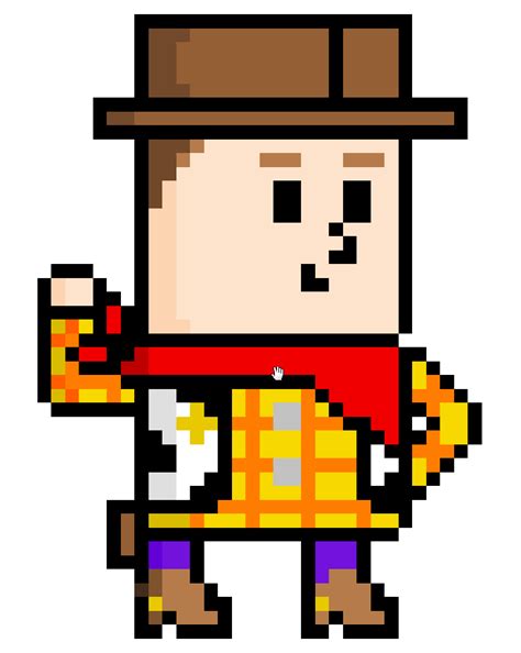pixel art woody