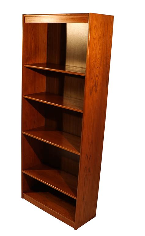 Danish Modern Teak Tall Bookcase Mary Kays Furniture