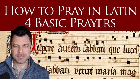 4 Basic Prayers In Latin