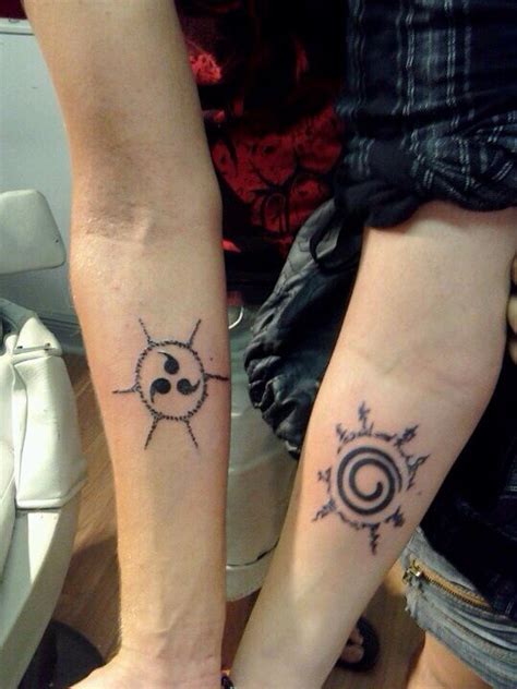 Naruto And Sasuke Matching Tattoos A Good Idea To Get With Your Best