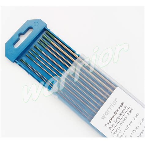 Green Tips 1 0 1 6 2 4 3 2mm WP Pure Tungsten Electrodes For TIG