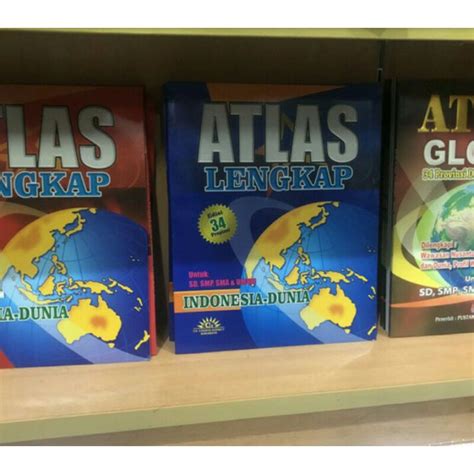 Jual BUKU ATLAS PETA DUNIA Shopee Indonesia