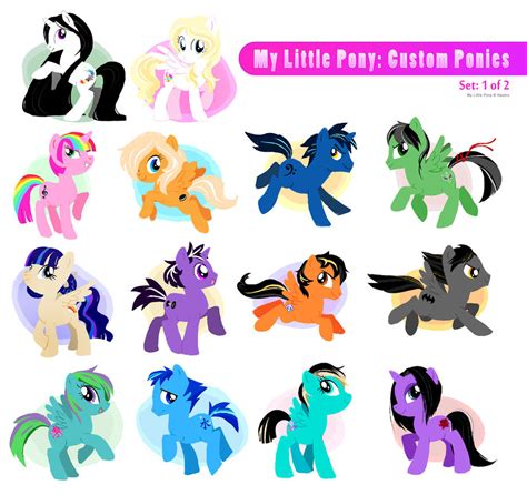 My Little Pony Custom Ponies By Rincharmie On Deviantart