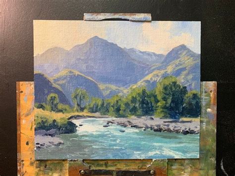 How To Paint Mountains In Five Easy Steps Samuel Earp Artist