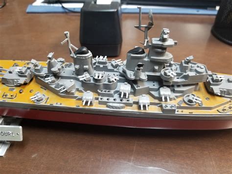 USS Missouri Battleship Plastic Model Military Ship Kit 1 535