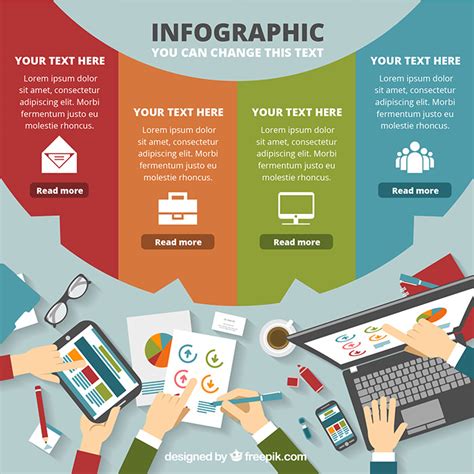5 Free Cool Infographic Template Vectors Bull Share