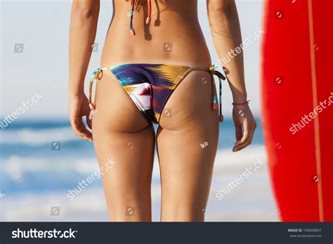 Back View Sexy Woman Bikini Stock Photo Shutterstock