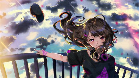 1920x1080 1080p anime wallpaper hd desktop wallpapers amazing cool colourful background photos download free display 1920ã—1080 wallpaper hd. 1920x1080 Anime Girl Standing At Height 4k Laptop Full HD ...