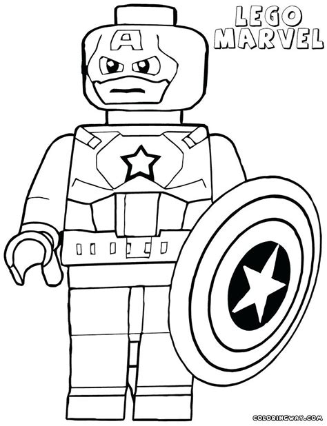 Lego Avengers Coloring Pages At Getcolorings Free Printable