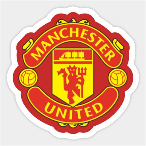 Manchester United Manchester United Sticker Teepublic