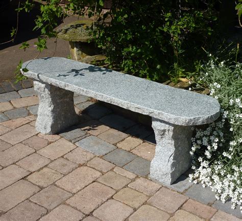 Natural Granite Grey Granite Granite Stone Stone Garden Bench Stone Bench Garden Seating