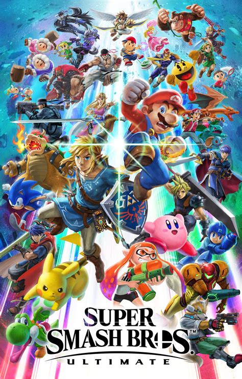 Smash Brothers Ultimate Poster Etsy